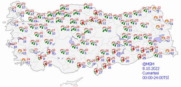 İstanbul ve 18 il için uyarı! Bu şehirler dikkatli olsun... 12