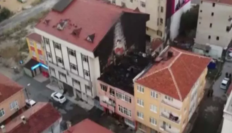 Kadıköy'deki facianın boyutu ortaya çıktı! Harabeye dönen bina drone ile görüntülendi... 4