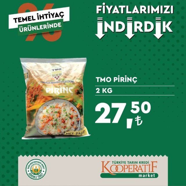 Yeni indirim kampanyası! 10-15 Ekim Tarım Kredi Market indirimli ürünler listesi... 8