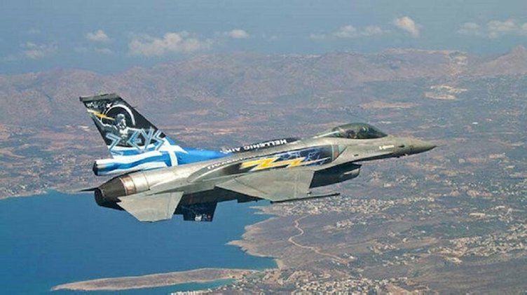Yunanistan'dan F-16'lı provokasyon! Skandal eylem kamerada 1