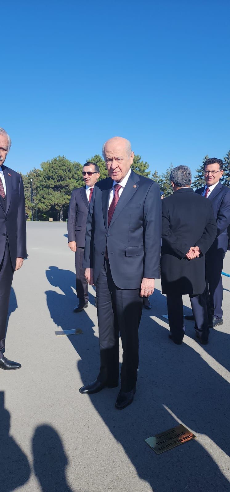 MHP Lideri Devlet Bahçeli Anıtkabir'de 29 Ekim Cumhuriyet Bayramı Törenlerine Katıldı 5