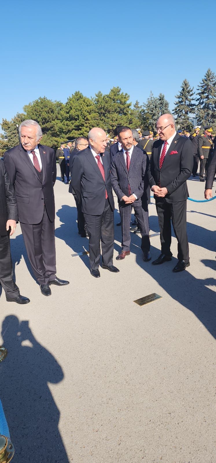 MHP Lideri Devlet Bahçeli Anıtkabir'de 29 Ekim Cumhuriyet Bayramı Törenlerine Katıldı 6