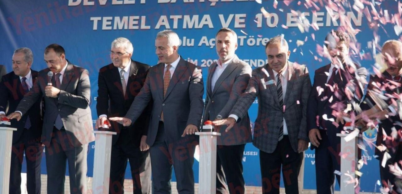 Sakarya'da Devlet Bahçeli Fen Lisesi’nin Temeli atıldı 12