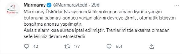 Marmaray Üsküdar durağında panik yaratan 'Peronları terk edin' anonsunun sebebi ortaya çıktı 4