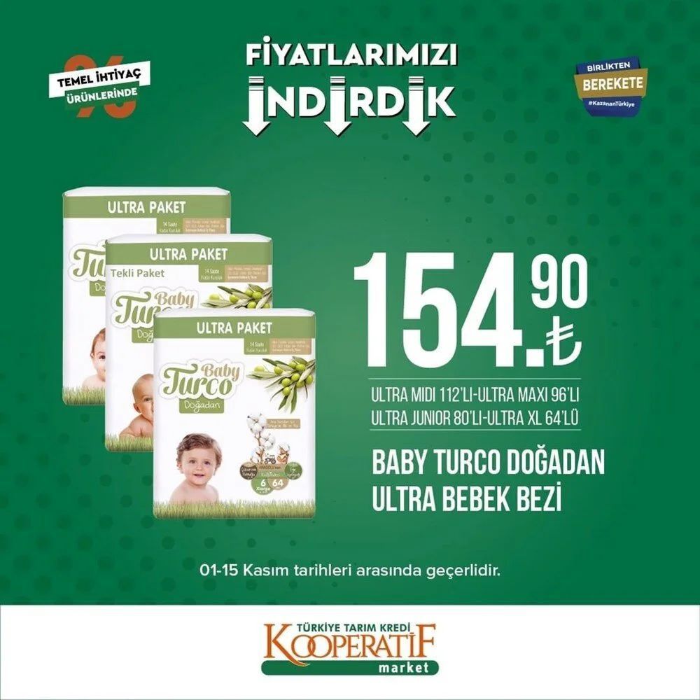 Tarım Kredi Kooperatif Market indirimli ürünler listesi belli oldu 31