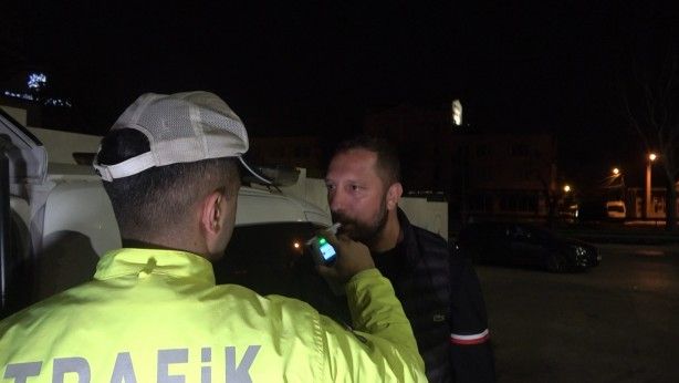 Akıl tatilde! Alkolik sürücünün yırtma taktiğine bakın 4