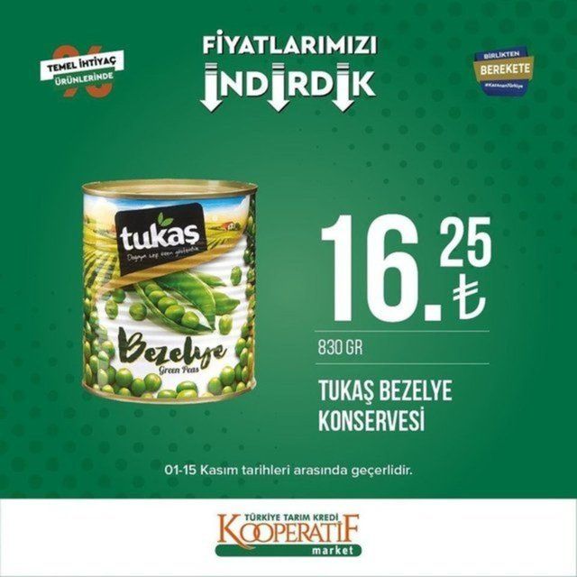Tarım Kredi Marketlerinde indirim devam ediyor: Son gün 15 Kasım 33