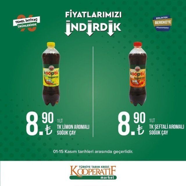 Tarım Kredi Marketlerinde indirim devam ediyor: Son gün 15 Kasım 37