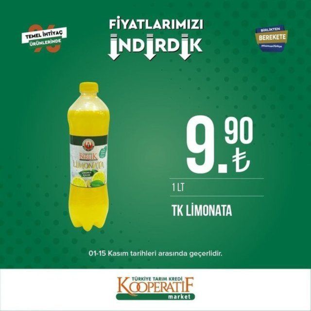 Tarım Kredi Marketlerinde indirim devam ediyor: Son gün 15 Kasım 9