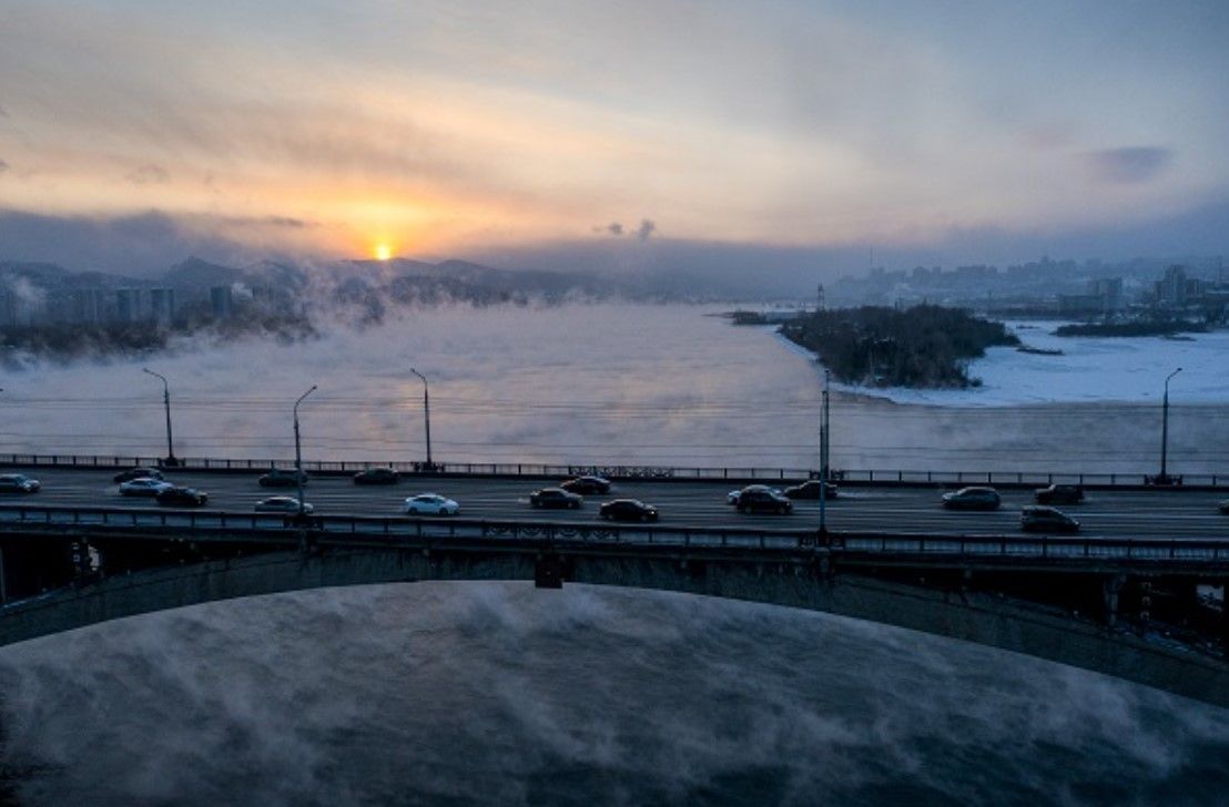 -30 dereceye rağmen bu nehir donmuyor! 10