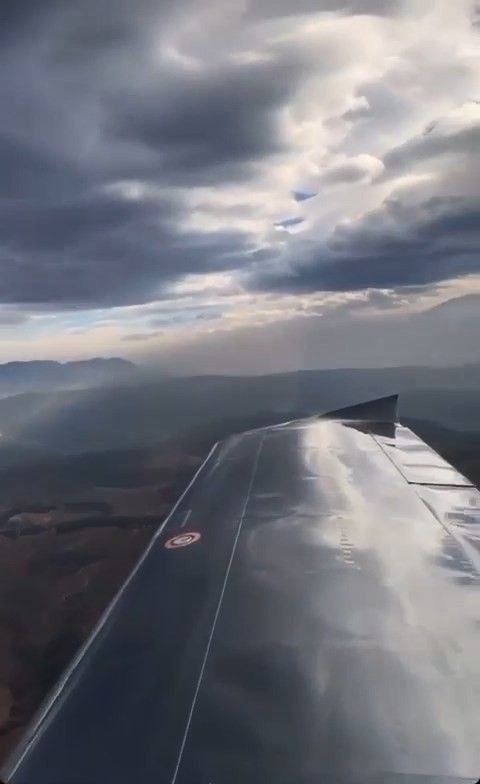 Bursa'da uçağın düşmeden önce kokpitten çekilen görüntüleri ortaya çıktı 5