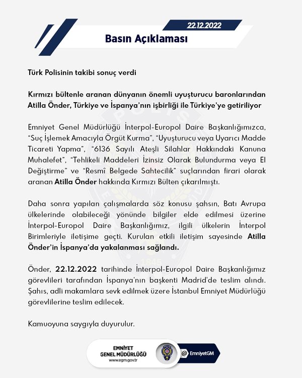 Bakan Soylu duyurdu: Baron Atilla Önder İspanya'da yakalandı 3