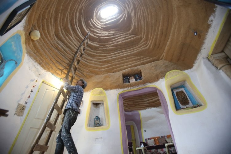 Kül, keçi kılı, çamur ve arpa samanı... Akademisyenin evi hayran bıraktı 47