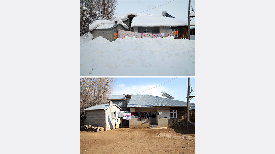 Geçen yıl evlerin kara gömüldüğü köy bu yıl kara hasret kaldı 7