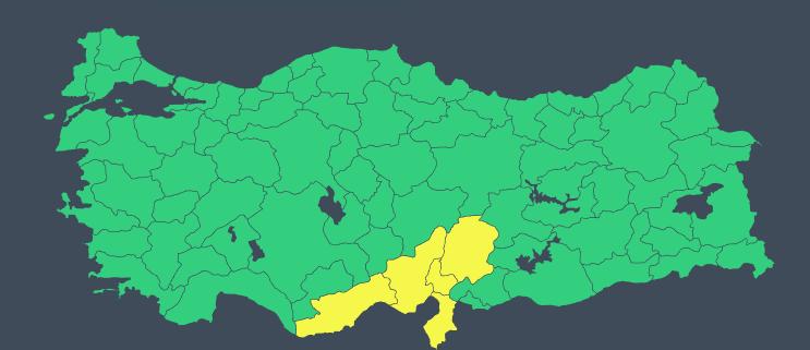 5 kente "sarı" uyarı: Şiddetli yağış bekleniyor 3