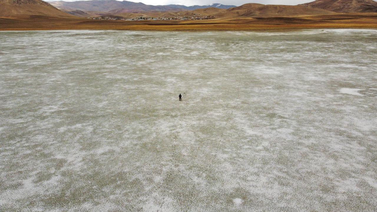 Tuz Gölü'nde kuraklık alarmı 4
