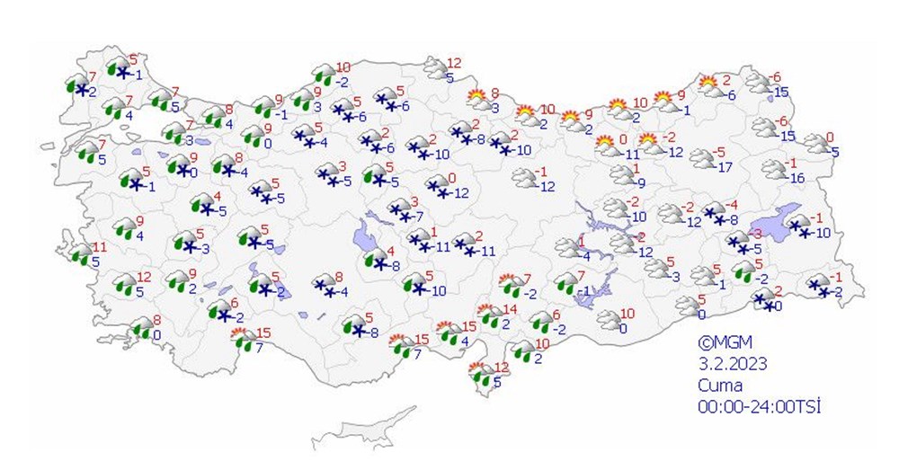 Meteoroloji 5 günlük raporunu paylaştı: 33 ile kar uyarısı! İşte il il hava durumu 16