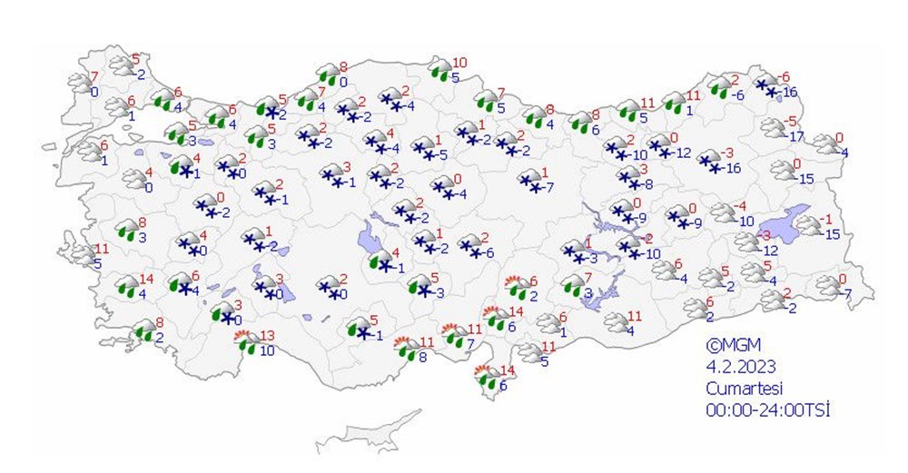 Meteoroloji 5 günlük raporunu paylaştı: 33 ile kar uyarısı! İşte il il hava durumu 17