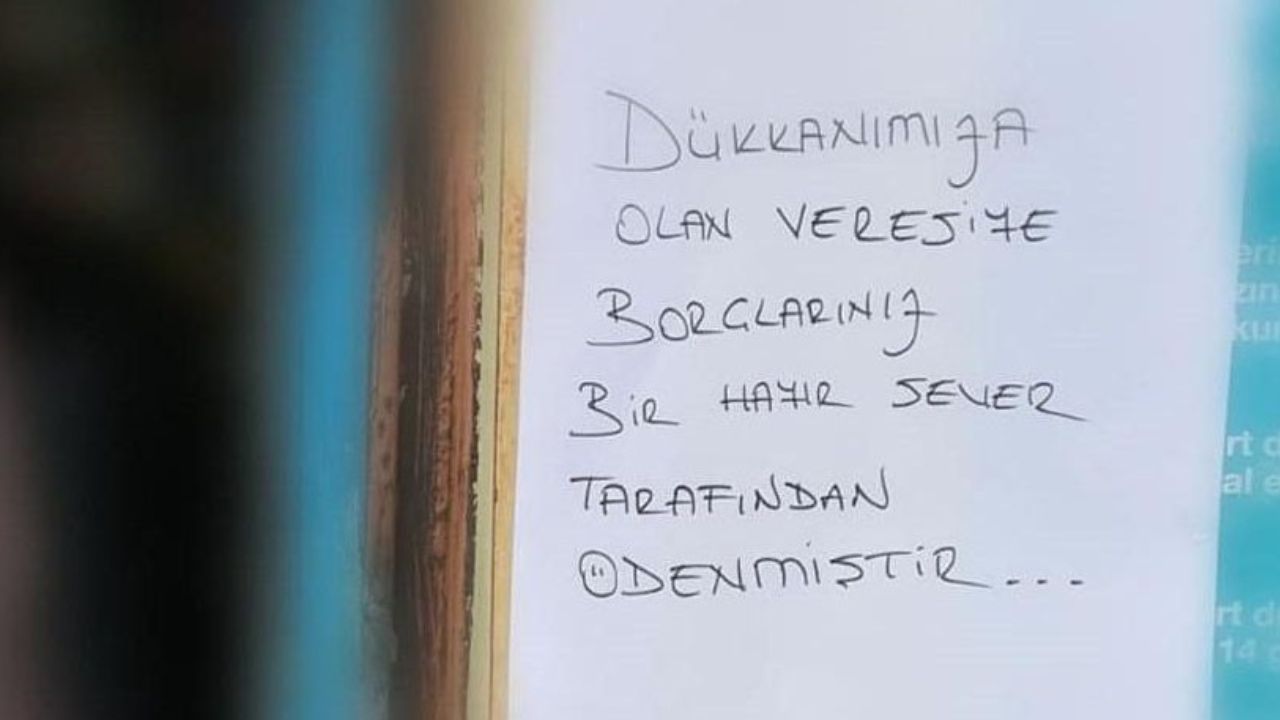 85 bin lira borcu ödedi! Gizemli hayırsever ortaya çıktı 2