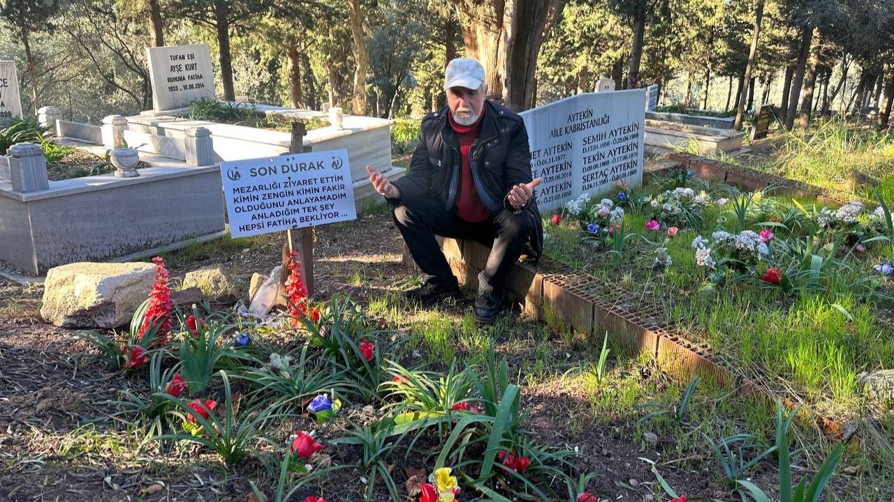 Akıllara durgunluk veren olay! Ölmeden önce yaptırdığı mezarda yatıyor 3