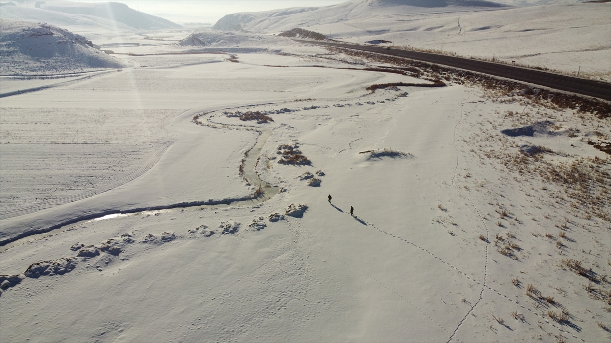 Van'da büyüleyen manzara dron ile görüntülendi! 4