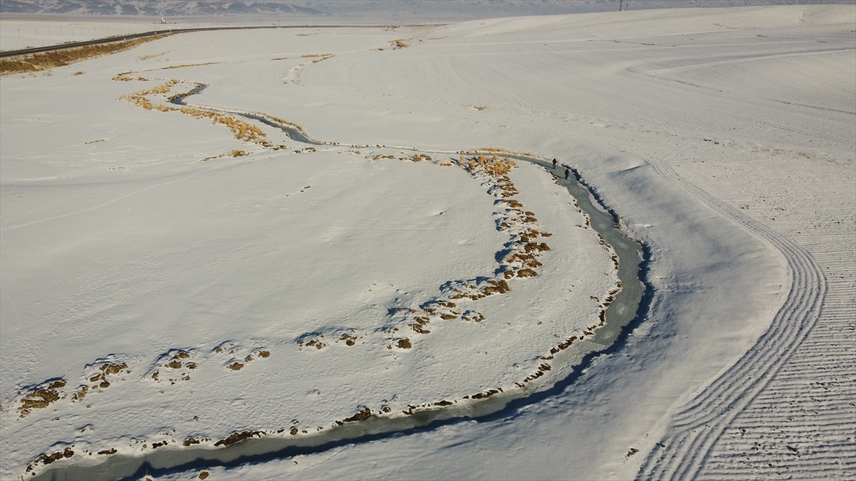 Van'da büyüleyen manzara dron ile görüntülendi! 3