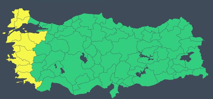 Meteorolojiden 10 ilde fırtına uyarısı! 1