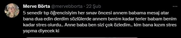 Meğer son yazışmalarıymış... Tıp öğrencisi Merve'den yürek sızlatan paylaşım 8