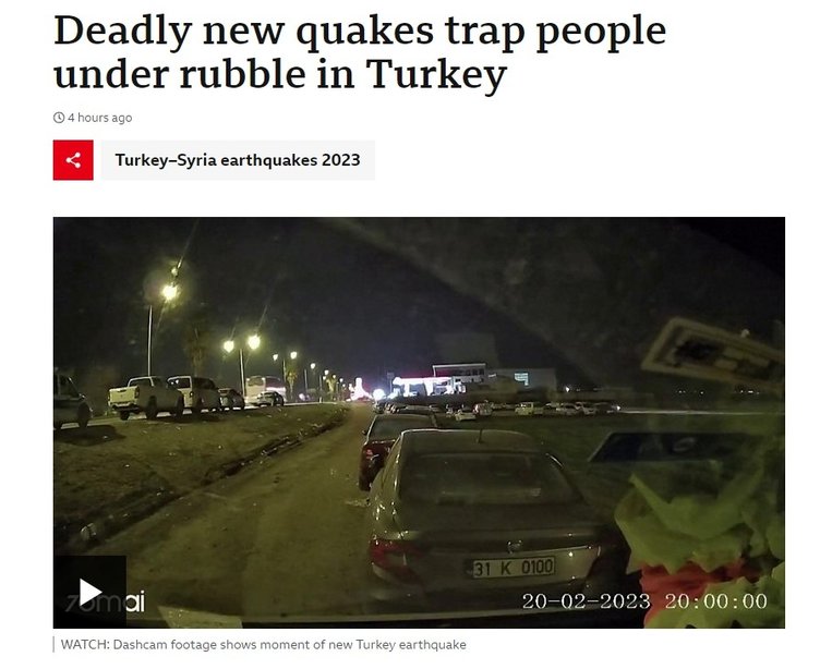 Ajanslar acil koduyla geçti! Hatay'daki deprem anı dünya manşetlerinde: Bir noktaya dikkat çektiler 9