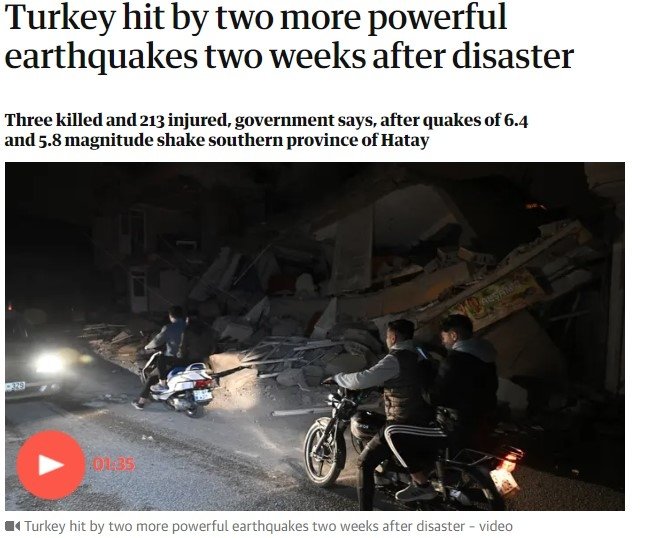 Ajanslar acil koduyla geçti! Hatay'daki deprem anı dünya manşetlerinde: Bir noktaya dikkat çektiler 8