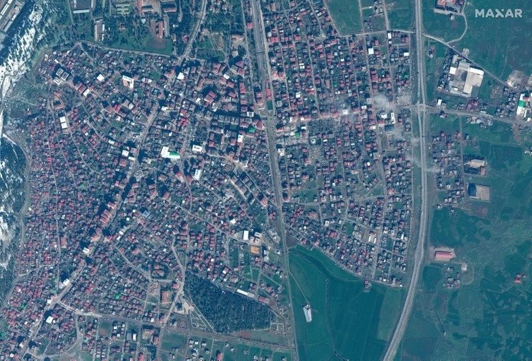 Depremin boyutu ortaya çıktı: Asrın felaketinin öncesi ve sonrası uzaydan böyle görüntülendi… 26