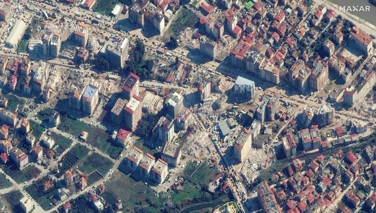 Depremin boyutu ortaya çıktı: Asrın felaketinin öncesi ve sonrası uzaydan böyle görüntülendi… 23