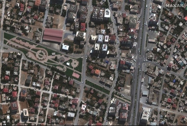 Depremin boyutu ortaya çıktı: Asrın felaketinin öncesi ve sonrası uzaydan böyle görüntülendi… 11