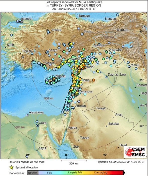 Depremin etki alanının haritası! İşaretli 4500 nokta felaketin boyutunu gözler önüne serdi 7