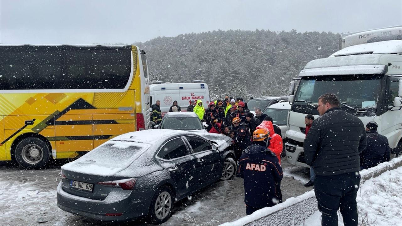 Anadolu Otoyolu'nda zincirleme trafik kazası 14