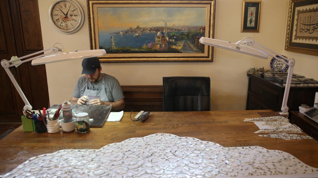 Barbaros Hayrettin Paşa Camii sedef işlemeleriyle göz dolduracak 7