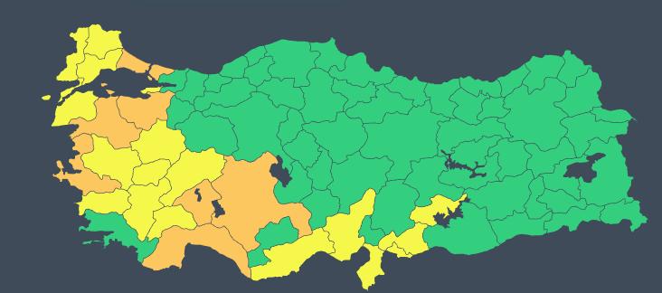Meteoroloji'den 25 kente yoğun kar ve fırtına uyarısı 2