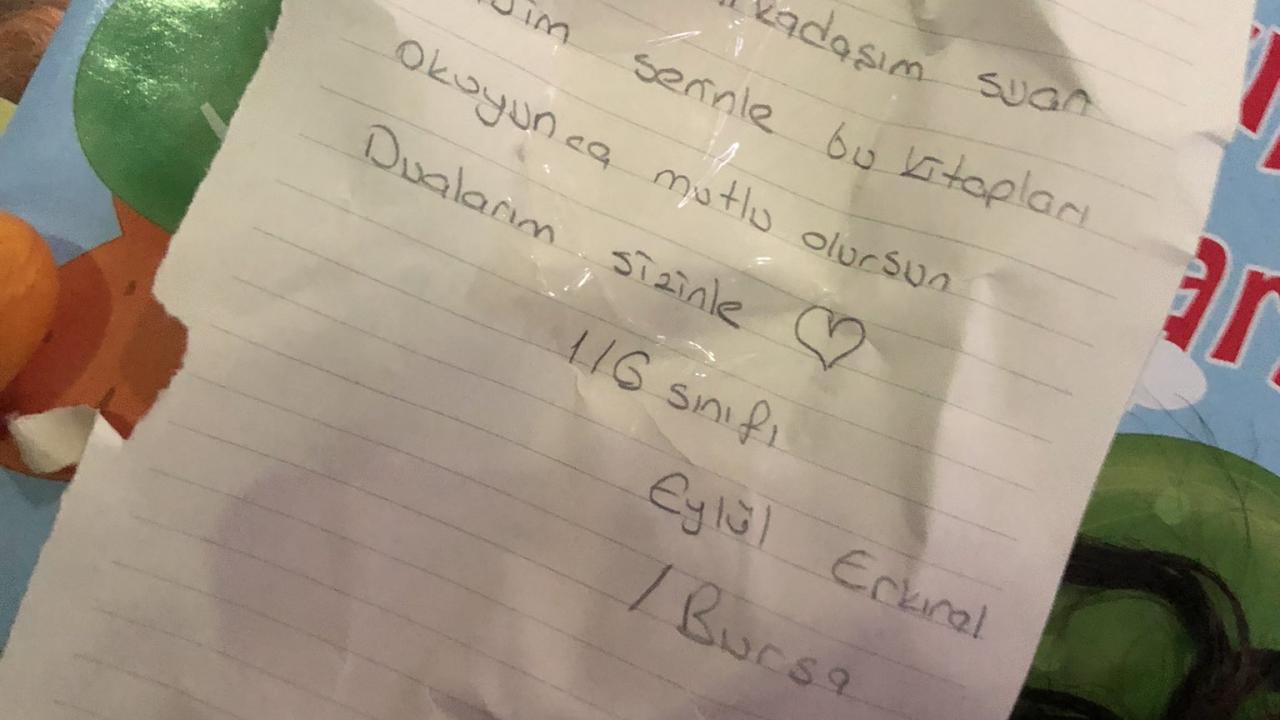 Kendileri küçük ama kalpleri kocaman, çocuklardan afetzede arkadaşlarına mesaj... 31