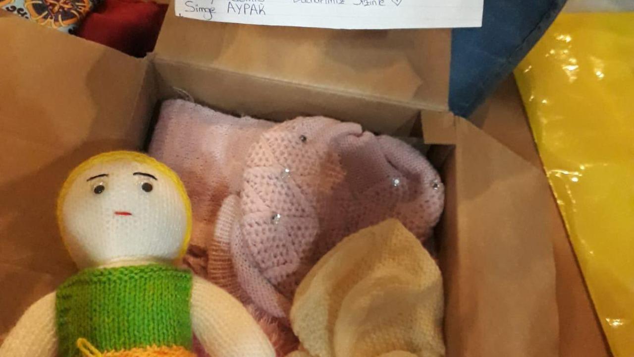 Kendileri küçük ama kalpleri kocaman, çocuklardan afetzede arkadaşlarına mesaj... 28