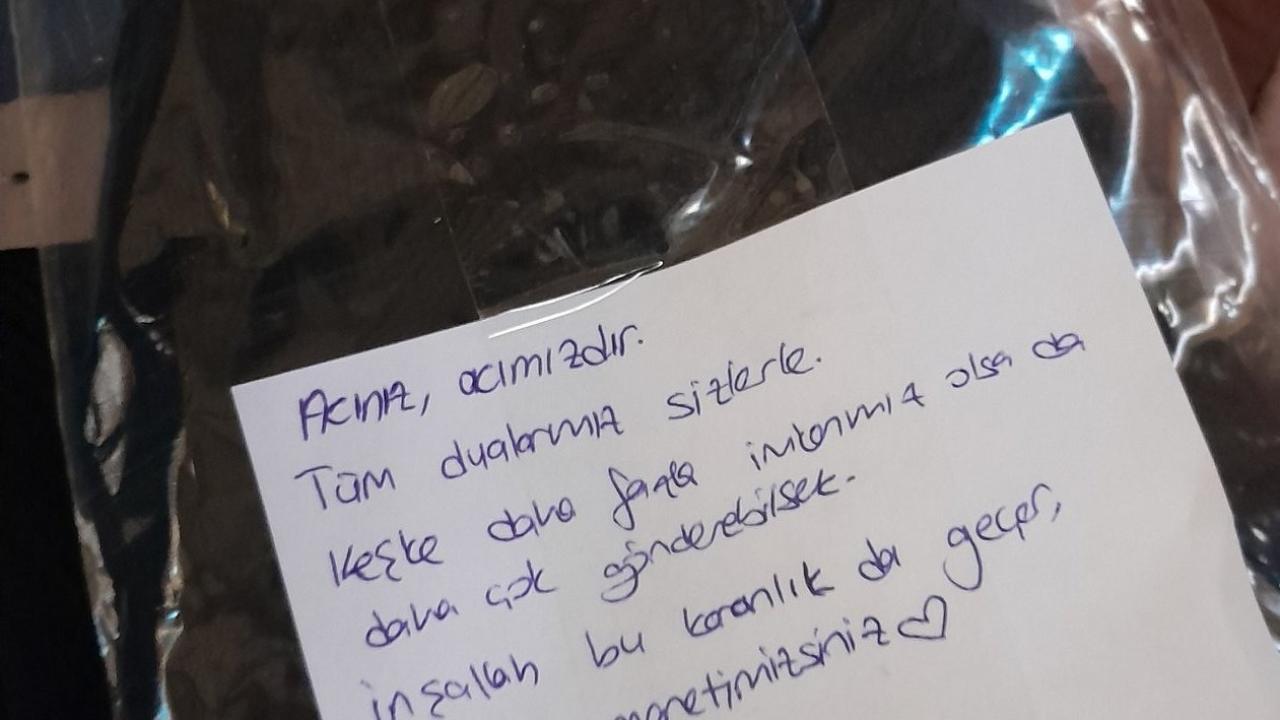 Kendileri küçük ama kalpleri kocaman, çocuklardan afetzede arkadaşlarına mesaj... 22