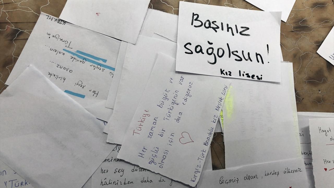 Kırgızistan'daki Türk okulları deprem bölgeleri için seferber oldu 9