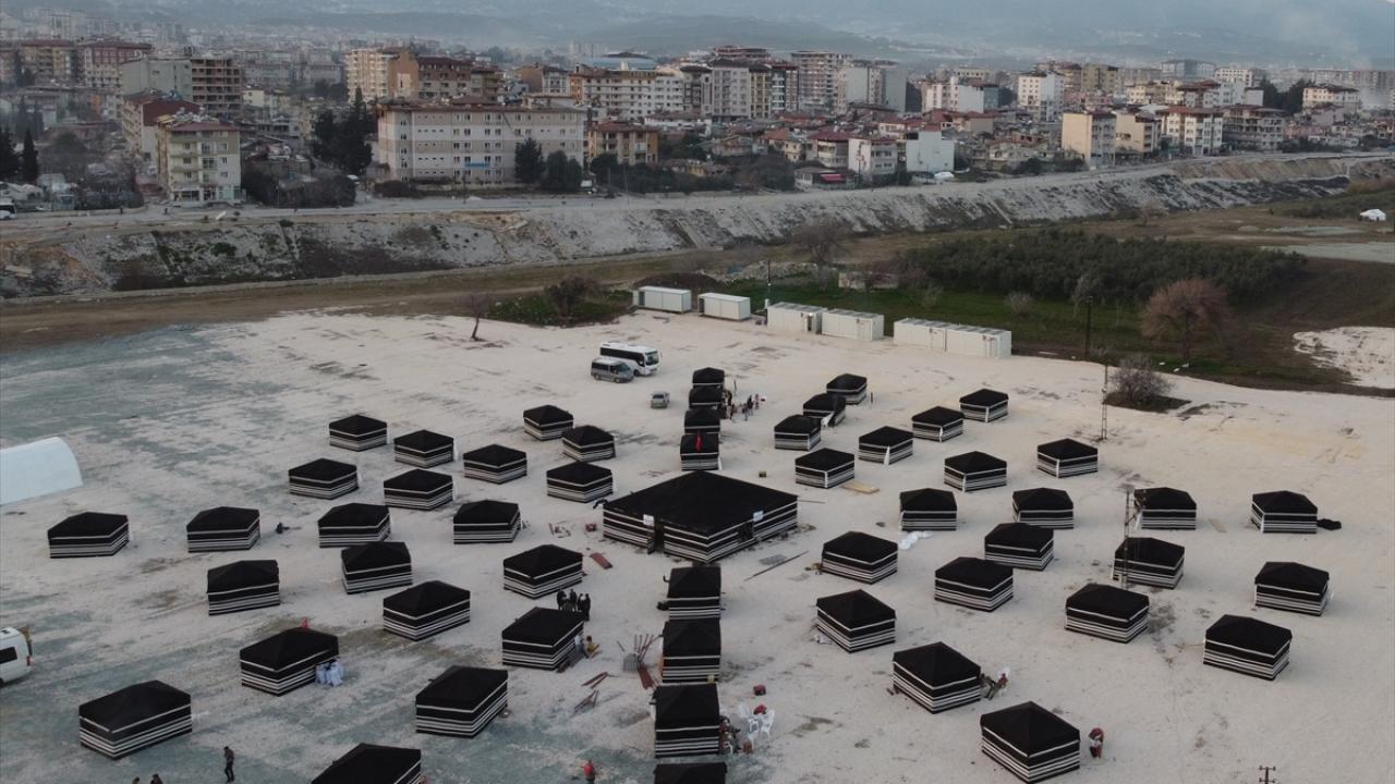 Hatay'da depremzedeler için "Yörük çadırları" kuruldu 8