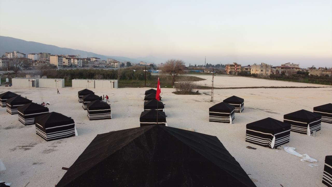 Hatay'da depremzedeler için "Yörük çadırları" kuruldu 4