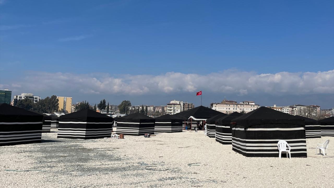 Hatay'da depremzedeler için "Yörük çadırları" kuruldu 5