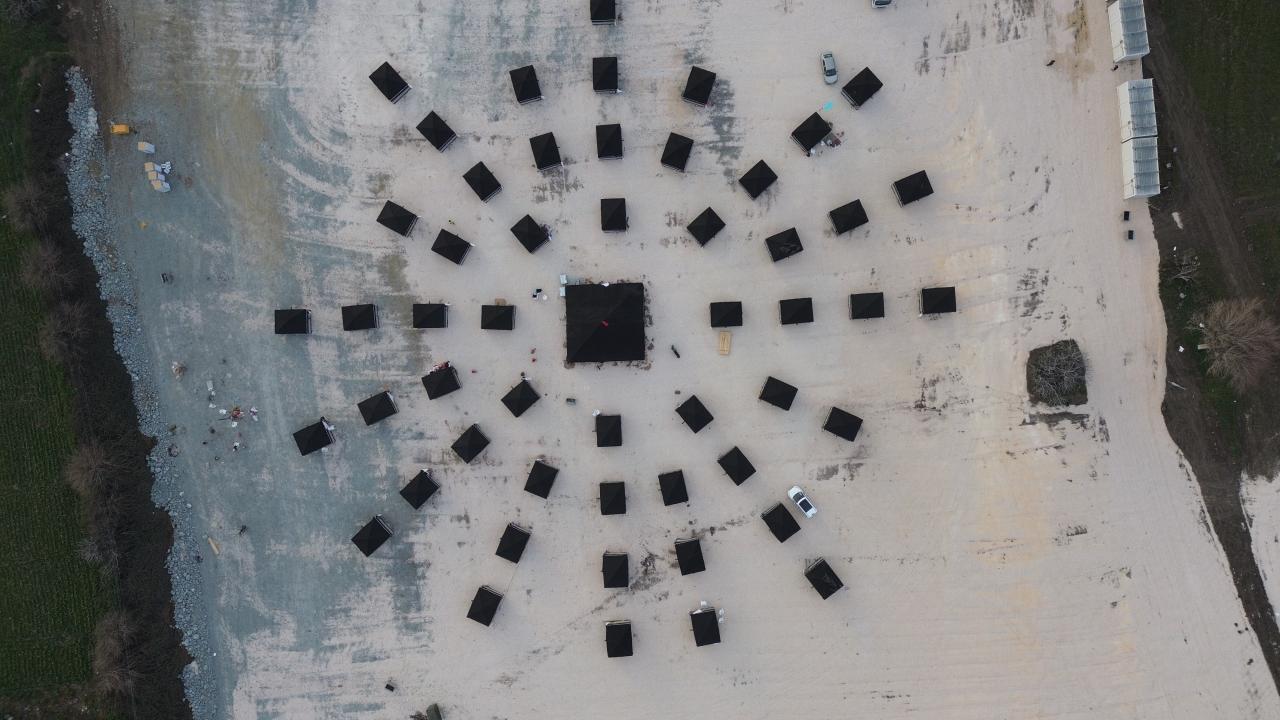 Hatay'da depremzedeler için "Yörük çadırları" kuruldu 2