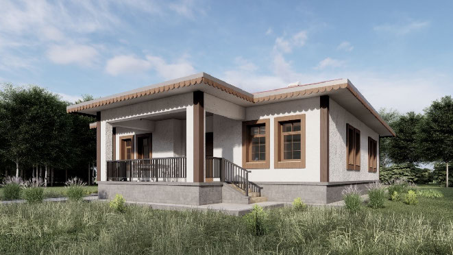 Deprem bölgesine yapılan evler nasıl olacak? İşte örnek proje görselleri… 15