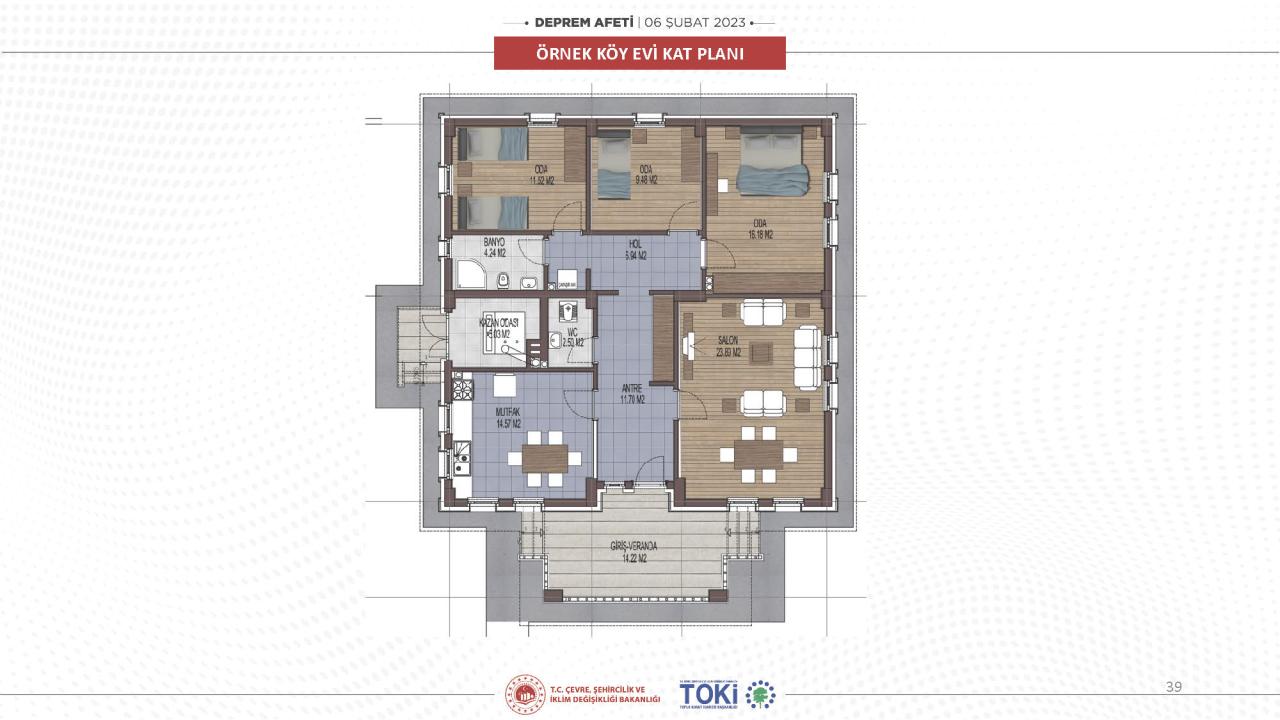 Deprem bölgesine yapılan evler nasıl olacak? İşte örnek proje görselleri… 25