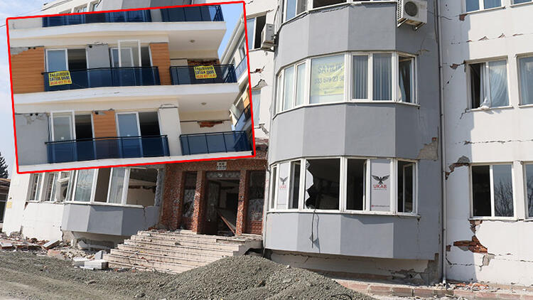 Hayalet şehre dönen Hatay'da geriye kalan 'Kiralık' ve 'Satılık' yazıları... 1