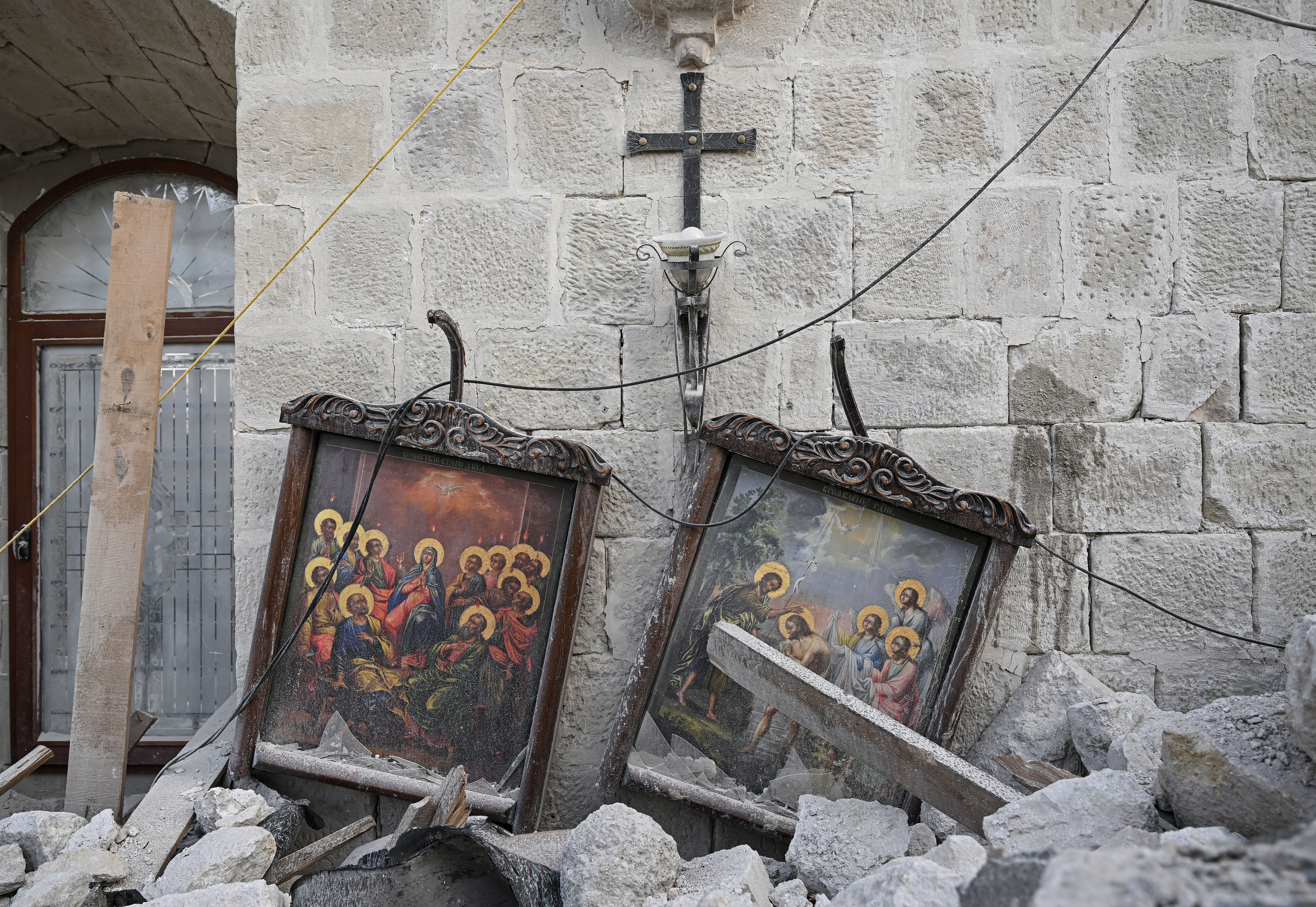 Antakya'daki Rum Ortodoks Kilisesi de depremlerde yıkıldı 1