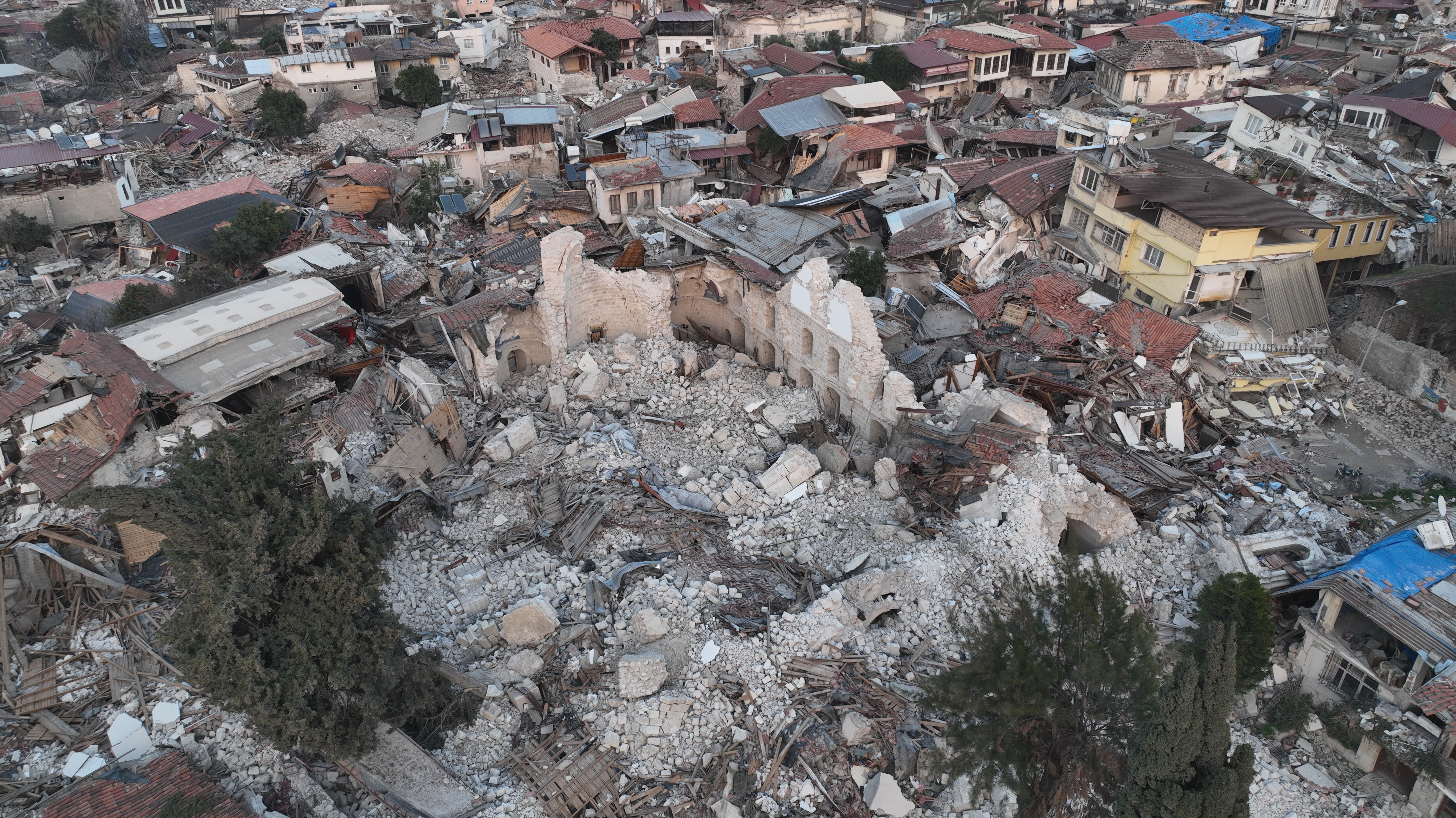 Antakya'daki Rum Ortodoks Kilisesi de depremlerde yıkıldı 12